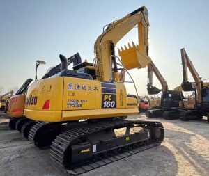 Used komatsu pc160-7 excavator